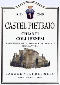 Label Castel Pietraio Chianti Colli Senesi